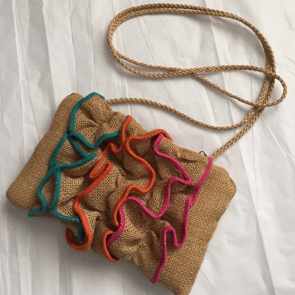 Burlap mini bag!